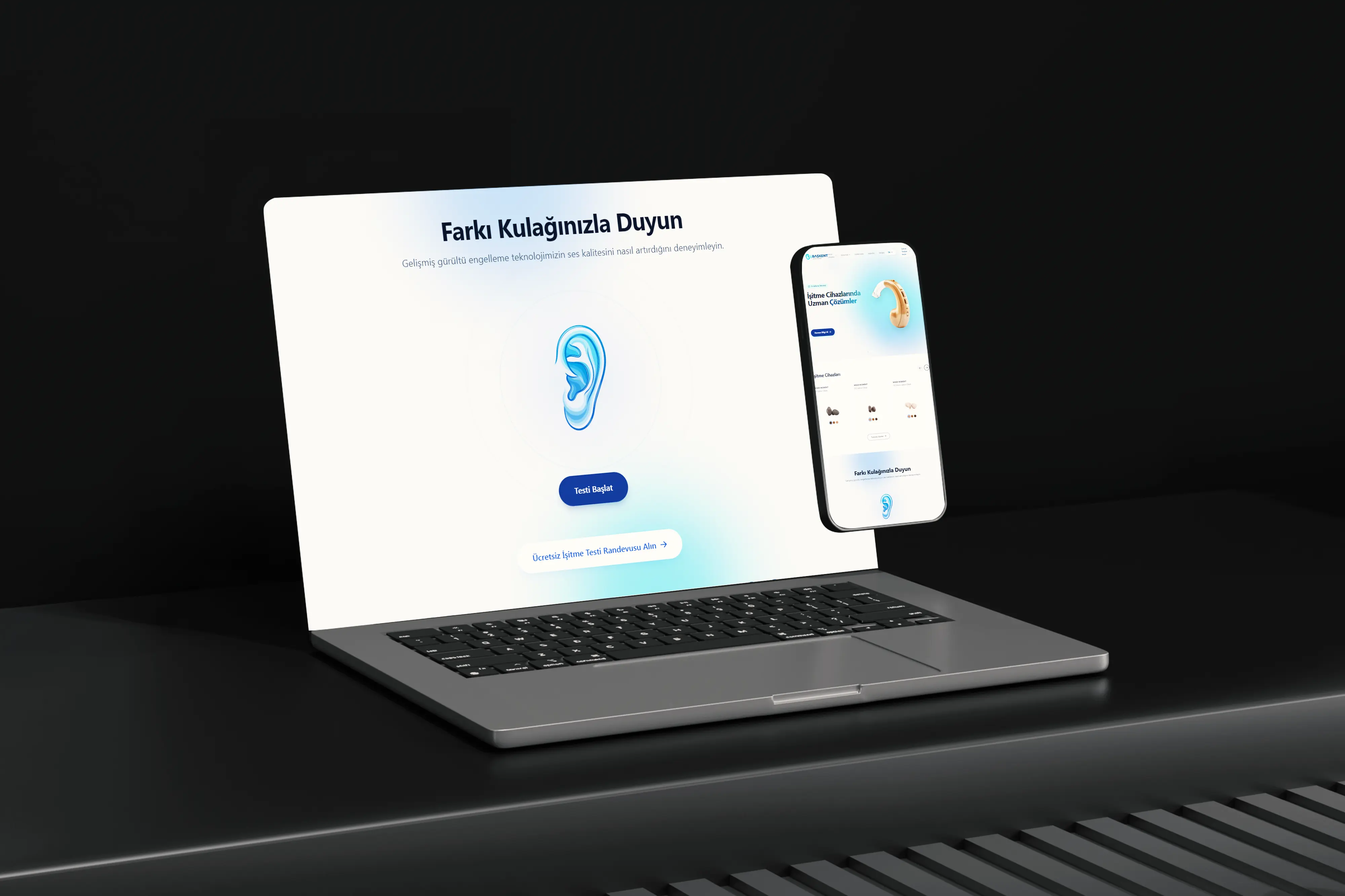 Başkent İşitme Cihazları Kurumsal Web Sitesi