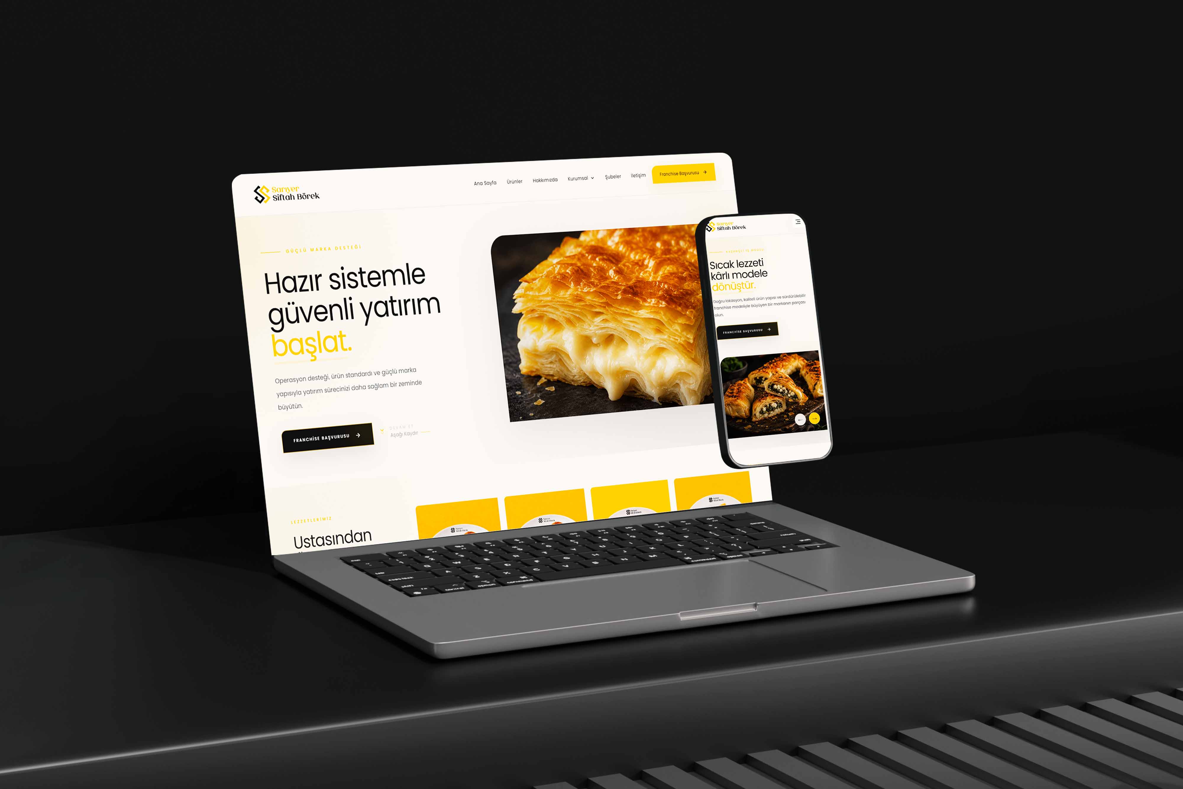 Sarıyer Siftah Börek Kurumsal Web Tasarım